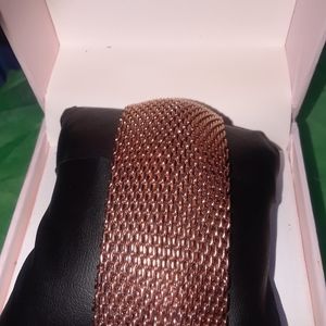 New Rose Gold over Sterling Silver Bracelet